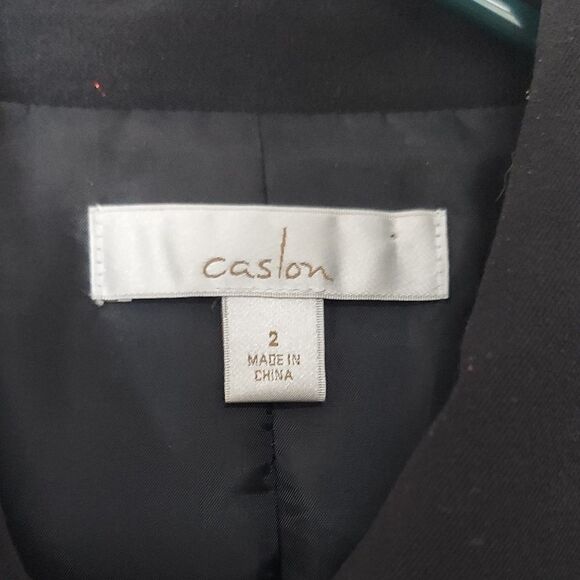 Caslon Black Structured Blazer Minimalist Design - Picture 2 of 6